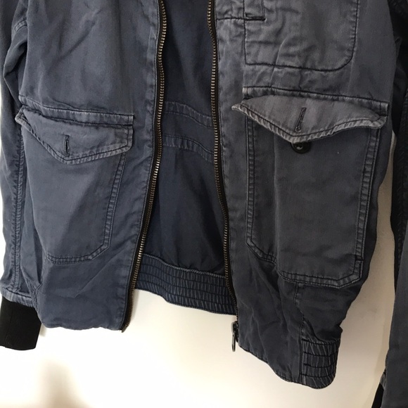 G-Star Navy Blue Cargo Zipper Jacket - Picture 7 of 8
